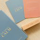 Mindful Eating Cards & Box & wooden holder